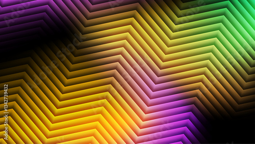 Fractal Glass Gradient Textures