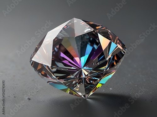 diamond on white background
