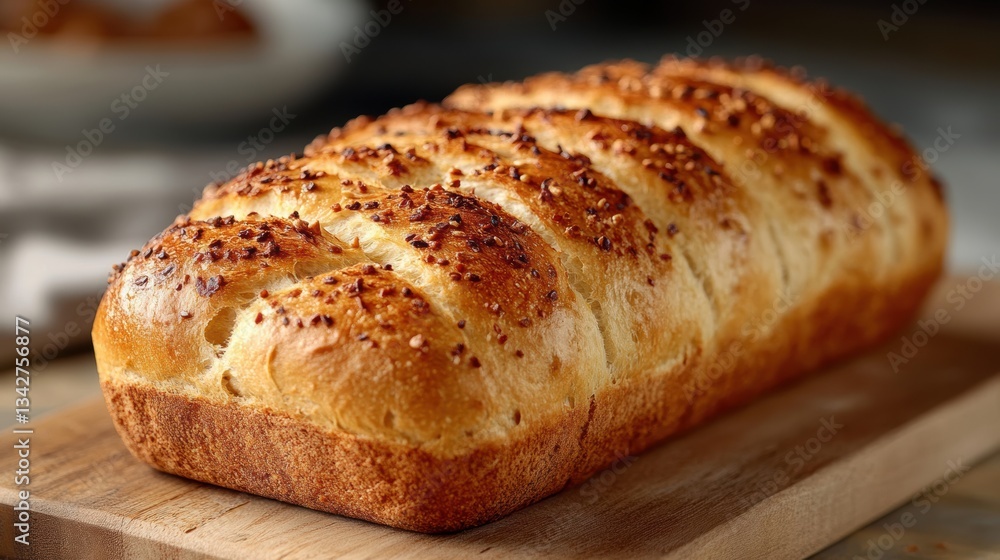 A loaf of rustic, golden sourdough bread, its crust crackled with the promise of warmth and flavor, its crumb studded with pockets of airy perfection, a testament to the artistry and patience of the A loaf of rustic, golden sourdough bread, its crust crackled with the promise of warmth and flavor, its crumb studded with pockets of airy perfection, a testament to the artistry and patience of the