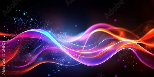 Explore the mesmerizing interplay of light and abstraction in this artwork.