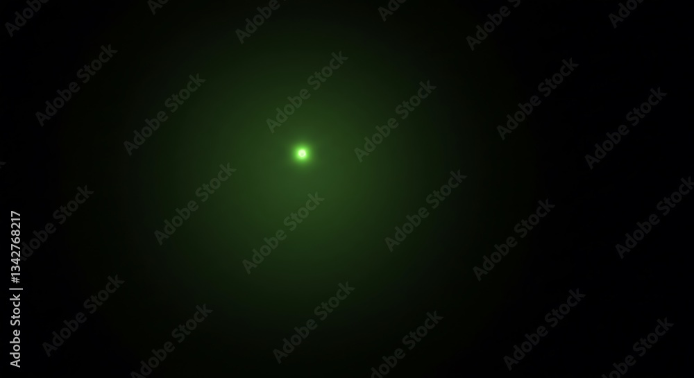 Glowing Green Orb in Dark Digital Artwork AI Generated Glowing Green Orb in Dark Digital Artwork AI Generated