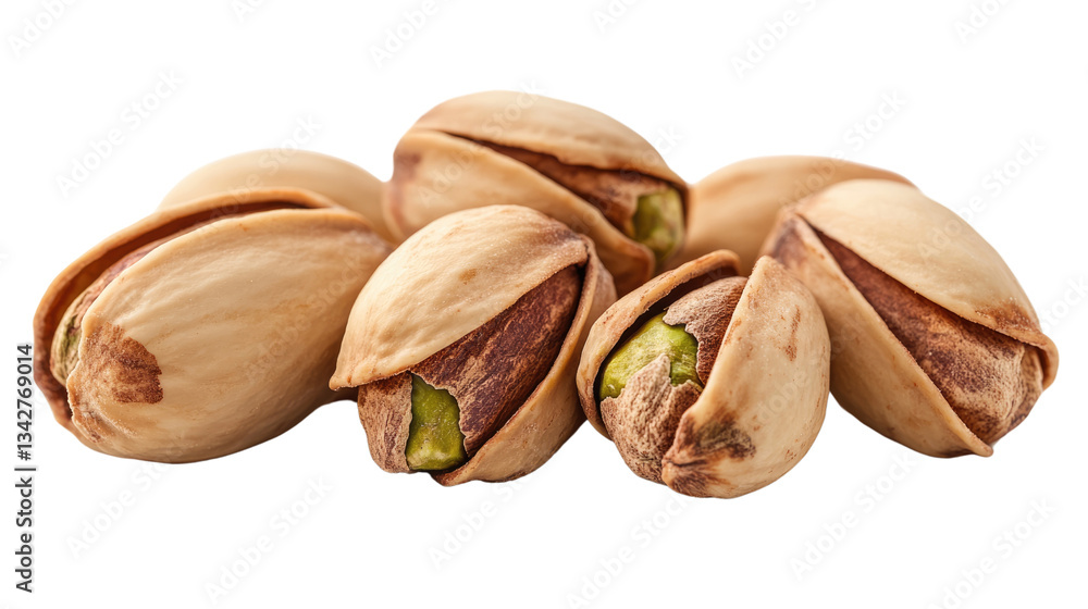 Pistachios Close-up: A close-up shot of a pile of pistachios, their shells partially open, revealing the vibrant green nut inside. Pistachios Close-up: A close-up shot of a pile of pistachios, their shells partially open, revealing the vibrant green nut inside.