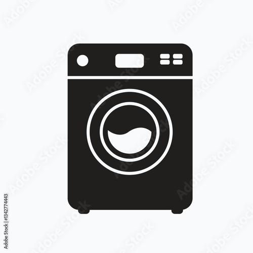 washing machine silhoutte vector design