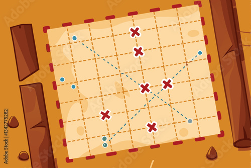 -a-tactical-map-with-grids--markers--and-troop-mov.eps