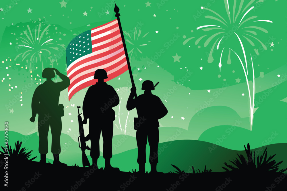 -a-tribute-to-veterans-with-silhouettes-of-soldier.eps