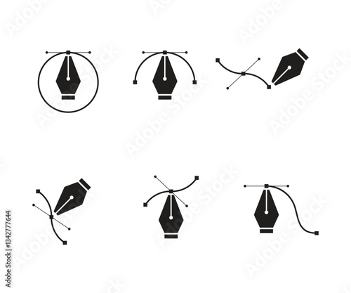 Pen tool cursor set