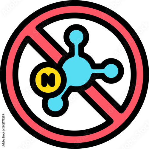 nitrates free icon