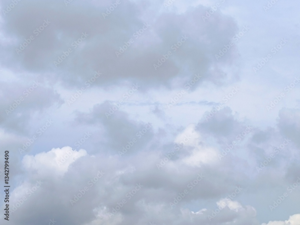 Fototapeta premium blue sky with clouds. Cloudy sky.