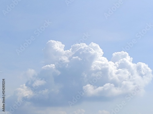 Picture of blue sky with white clouds.