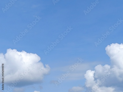 blue sky with clouds