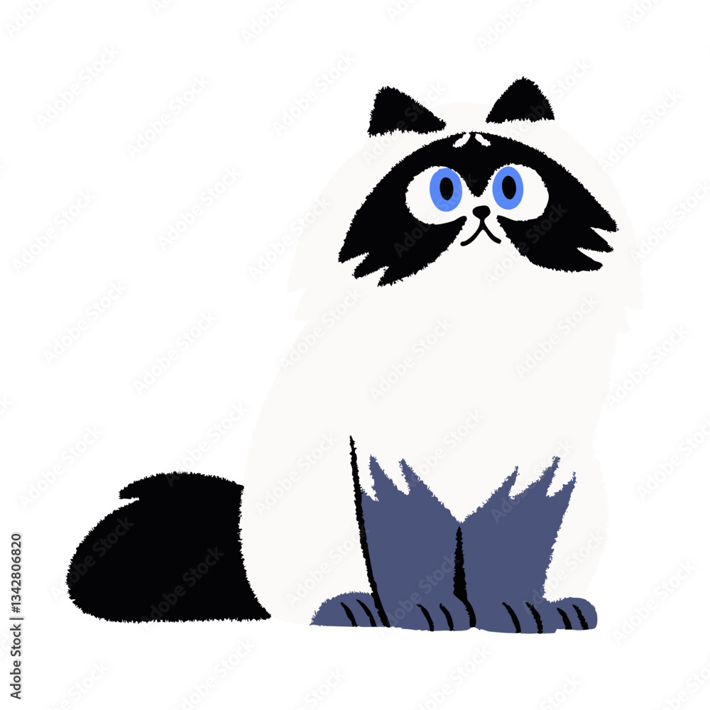 Obraz premium Cartoon Cat