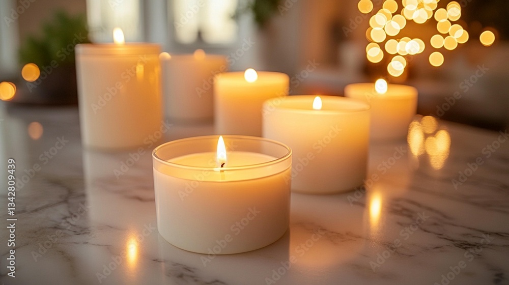 Ambient Candlelight on Marble Ambient Candlelight on Marble