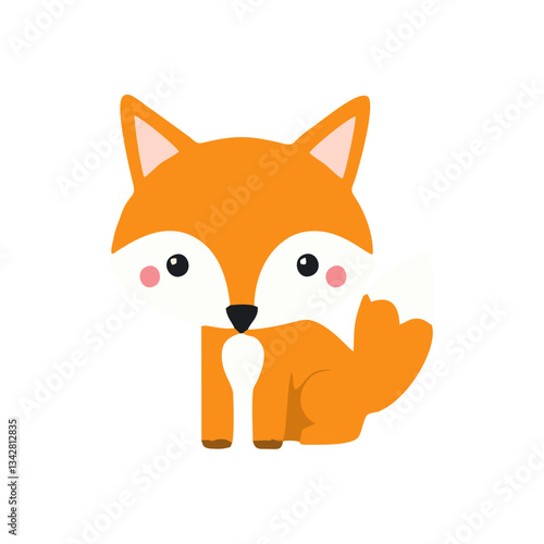 Playful Animal Characters – Elephant, Giraffe, Fox, Rabbit, and Crab