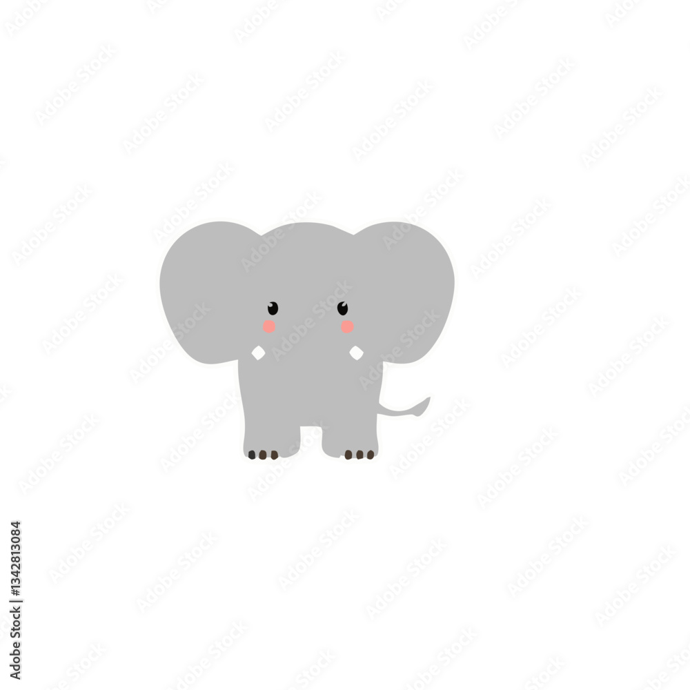 Playful Animal Characters – Elephant, Giraffe, Fox, Rabbit, and Crab Playful Animal Characters – Elephant, Giraffe, Fox, Rabbit, and Crab