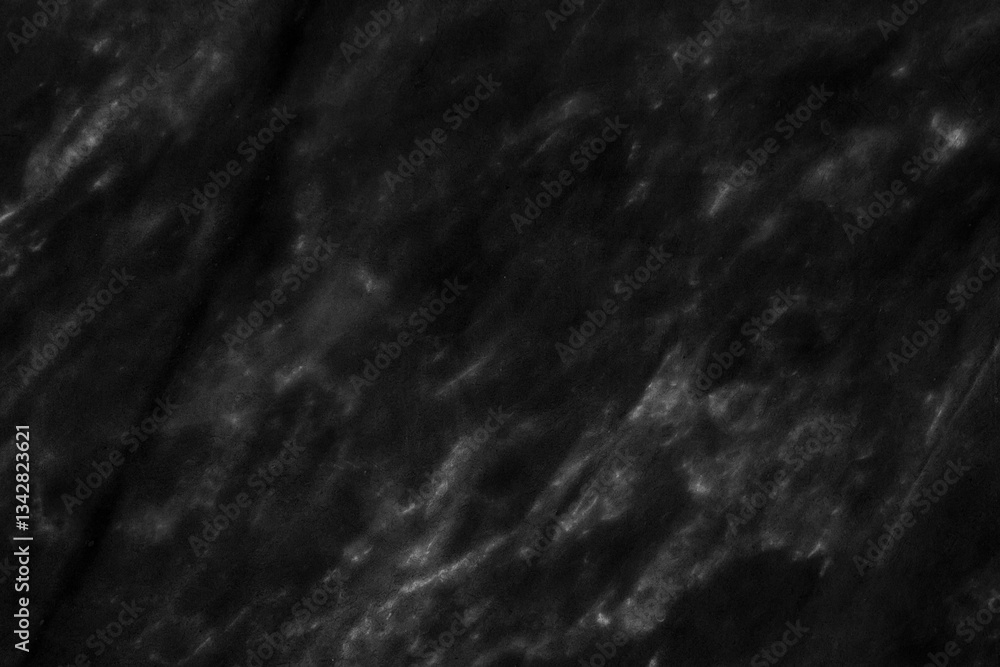 Black marble background and texture, horizontal shape