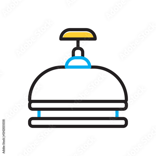 Multi color icon for bell