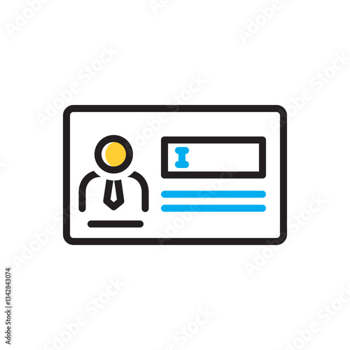 Multi color icon for name