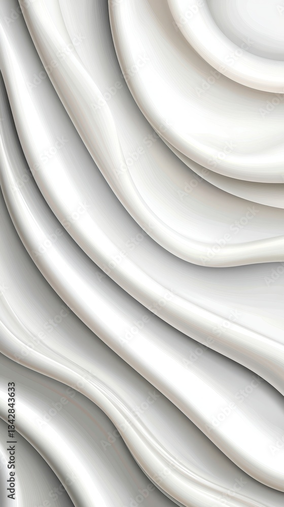 Elegant white background with wavy lines creating a modern abstract illustration for design and decoration purposes Elegant white background with wavy lines creating a modern abstract illustration for design and decoration purposes