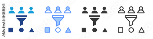 Specialization icon set multiple style collection