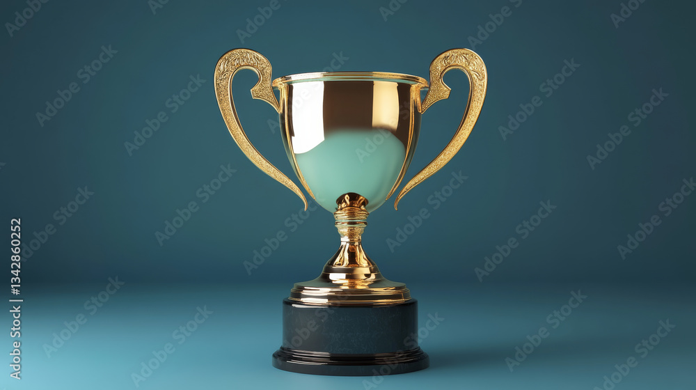 shiny golden trophy symbolizing achievement and success shiny golden trophy symbolizing achievement and success