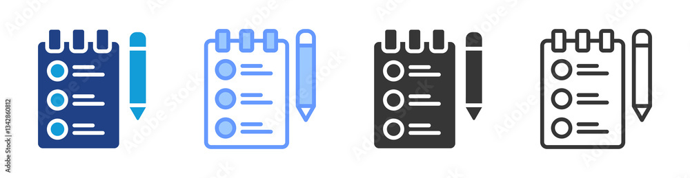 To Do List icon set multiple style collection To Do List icon set multiple style collection