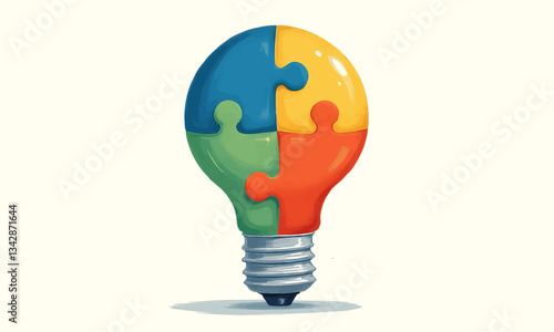 Lightbulb Puzzle: Green, Blue, Yellow, Red Solution
