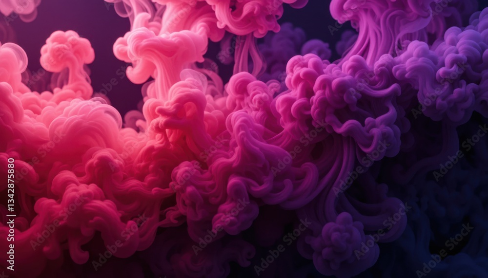 Abstract Swirling Smoke Vibrant Red and Violet Clouds Abstract Swirling Smoke Vibrant Red and Violet Clouds