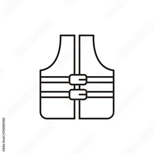 Life jacket. Swimming on water. Sea. Ocean. River. Lake. Protection. Safety. On a ship, boat, entertainment, travel. Black silhouette on a white background, icon. Rescuers team.