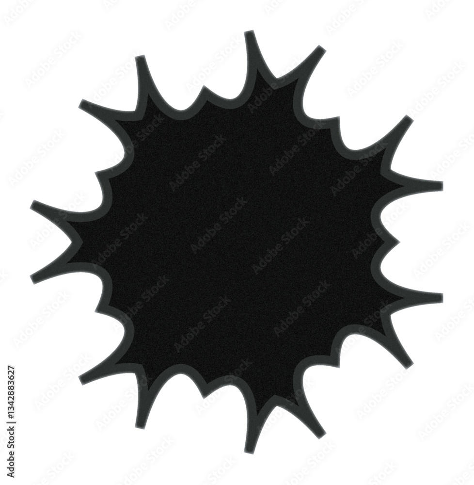 star shaped button to put text and design in the interior with gradient black star shaped button to put text and design in the interior with gradient black