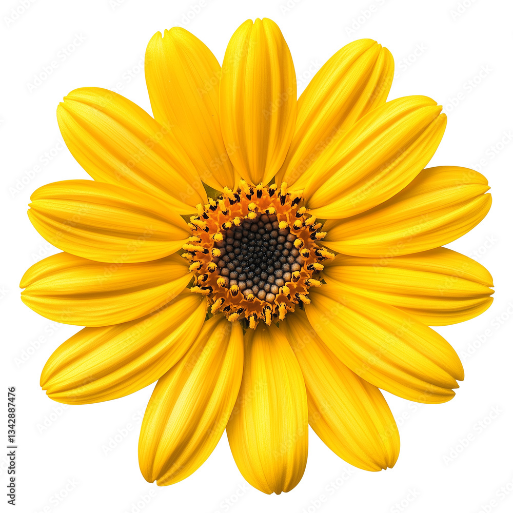 Obraz premium Yellow Daisy Flower Closeup