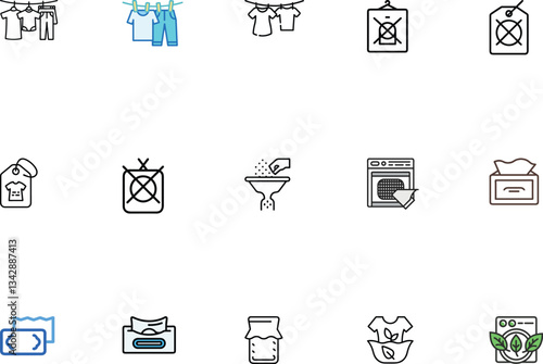 Landry Icon Pack Unique Laundry And Cleaning Icon.