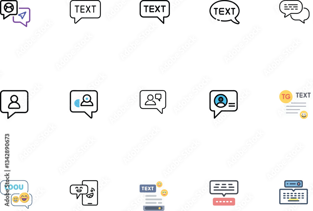 Messaging Icons Pack High Quality Chat And Message Icon Set. Messaging Icons Pack High Quality Chat And Message Icon Set.