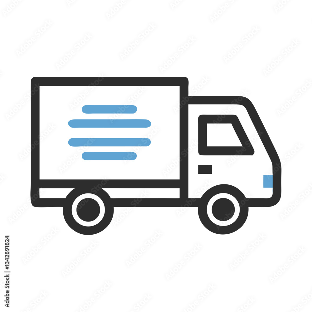Delivery truck icon for shipping and logistics Delivery truck icon for shipping and logistics