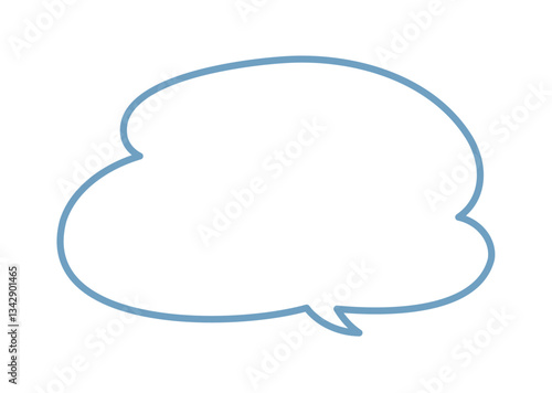 シンプルな吹き出し