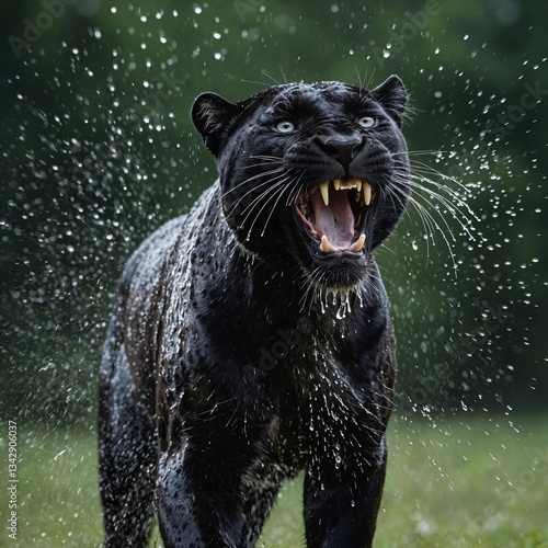 tiger in water