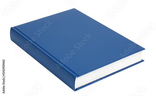 Blue Hardcover Book – Symbol of Knowledge, Learning, and Education isolated transparent background