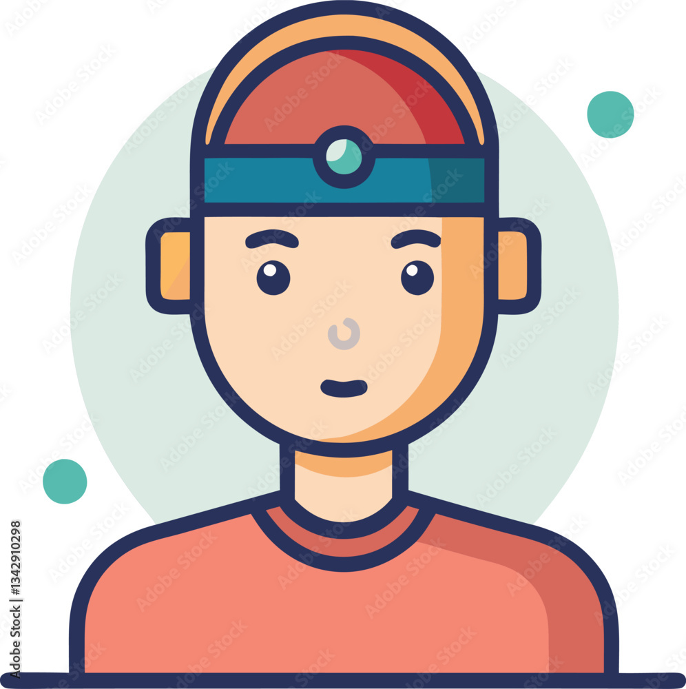 Person with Headset and Headband Vector Illustration, A vector illustration of a person wearing a headband and headset, designed with a clean, simple look and modern style.
Person with Headset and Headband Vector Illustration, A vector illustration of a person wearing a headband and headset, designed with a clean, simple look and modern style.