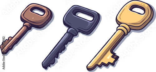 key vector art
