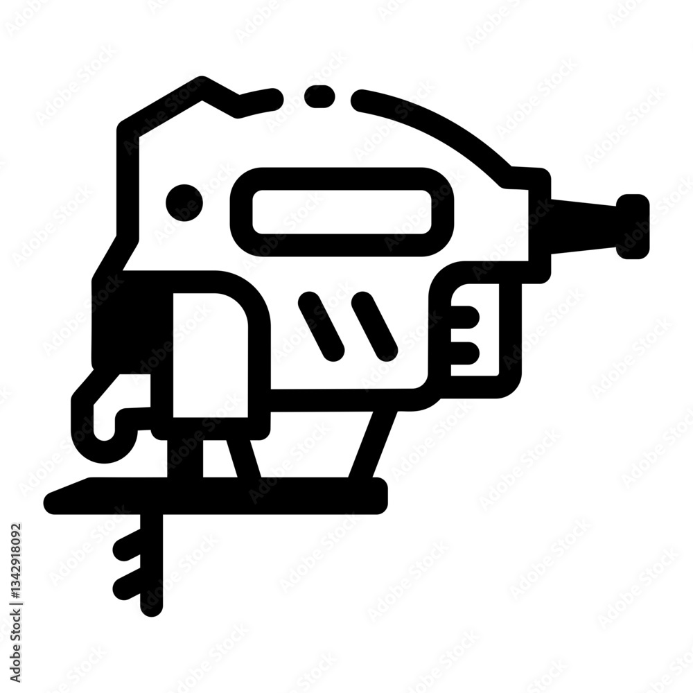 A glyph style icon showing a construction cutting machine
A glyph style icon showing a construction cutting machine