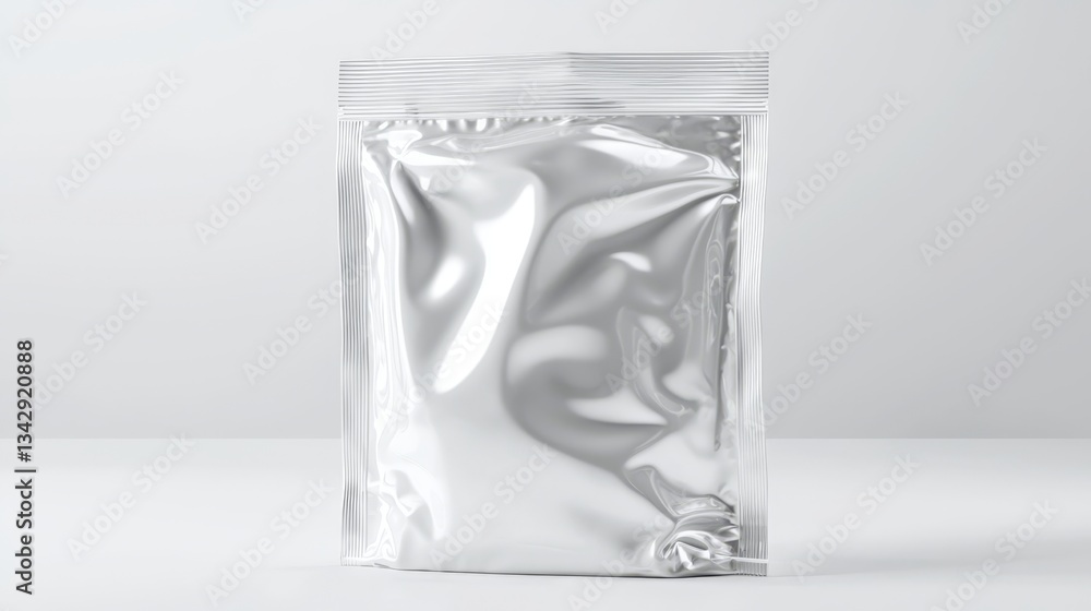 Blank standing pouch design for customizable packaging Blank standing pouch design for customizable packaging