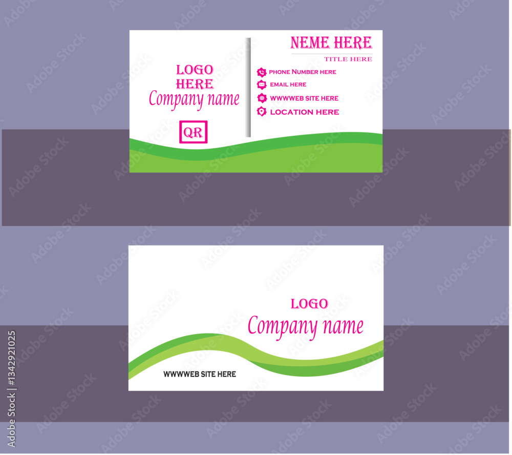 Fototapeta premium Professional best designs modern business card design
