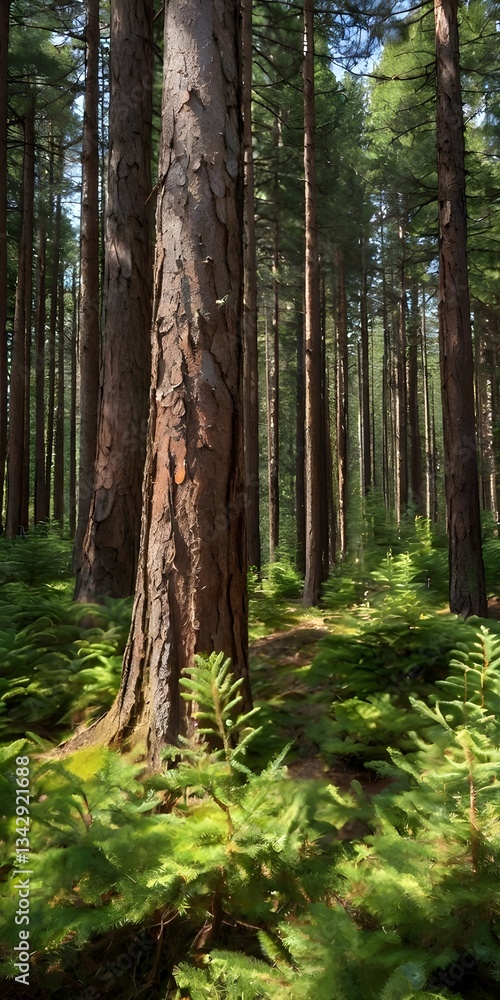 Obraz premium forest in the morning