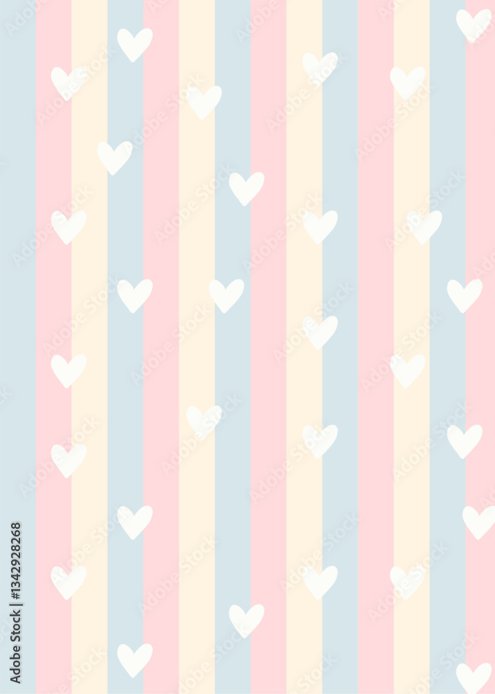 Beautiful valentine heart seamless pattern vector. Pastel heart wallpaper. Collection of cute hearts. Symbol of love, Valentine's day. Design for fabric, wrapping paper, sticker, card, scarf, cloth. Beautiful valentine heart seamless pattern vector. Pastel heart wallpaper. Collection of cute hearts. Symbol of love, Valentine's day. Design for fabric, wrapping paper, sticker, card, scarf, cloth.