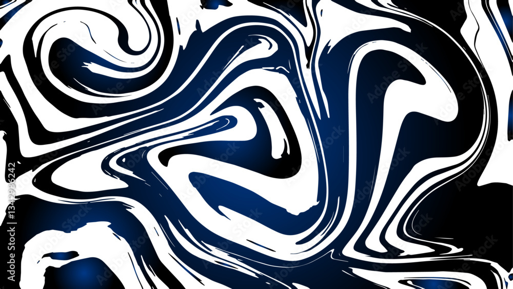 Obraz premium Abstract cover melted marble stripes. Liquefy colorful Bright flowing striped stain texture. Gradient ink splash with swirls on white background. Template for brochures, posters, covers, banners, flye