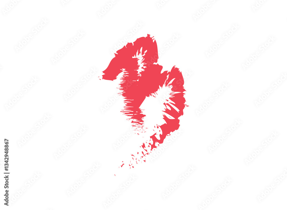 Set of an B Artistic Brushstroke Illustration Set of an B Artistic Brushstroke Illustration