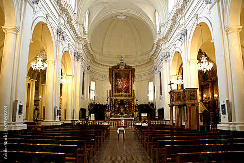 фотографія FOSSOMBRONE, ITALY - AUGUST 15, 2024: Inside Fossombrone Cathedral