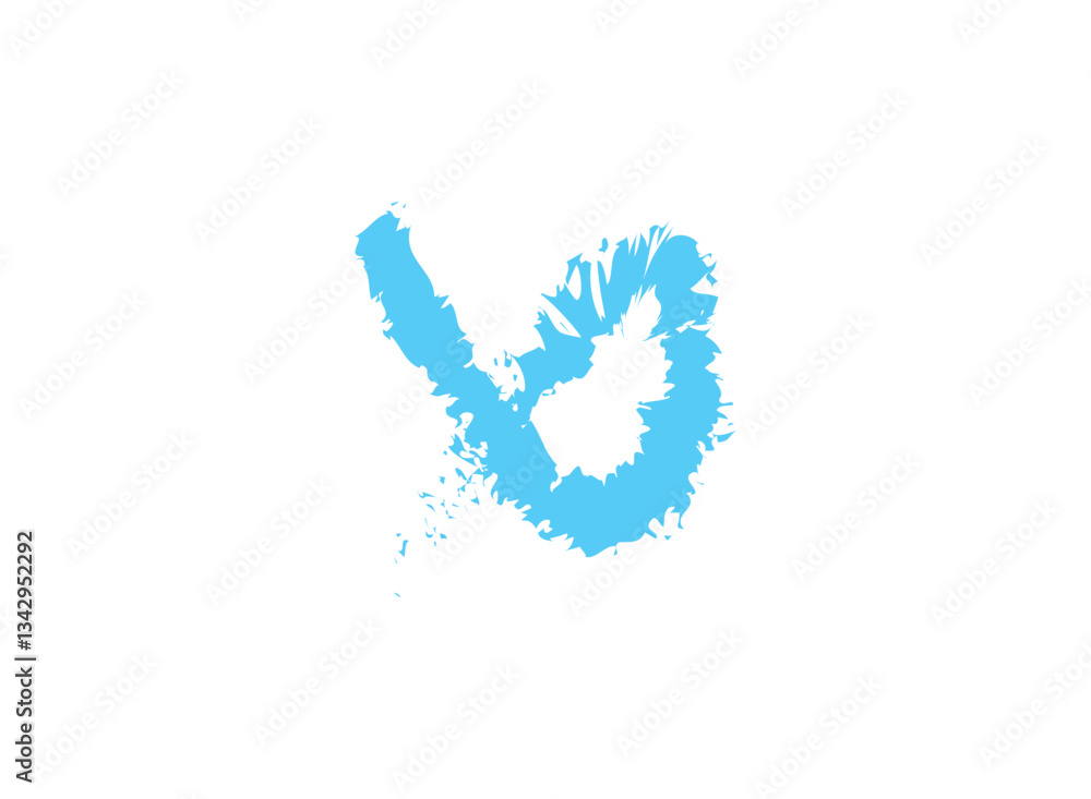Set of an Artistic Brushstroke Illustration Set of an Artistic Brushstroke Illustration