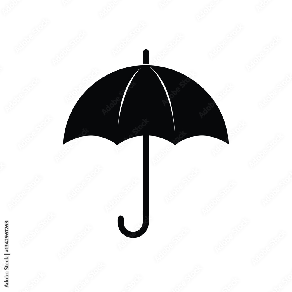 red umbrella isolated on white vector illustration red umbrella isolated on white vector illustration