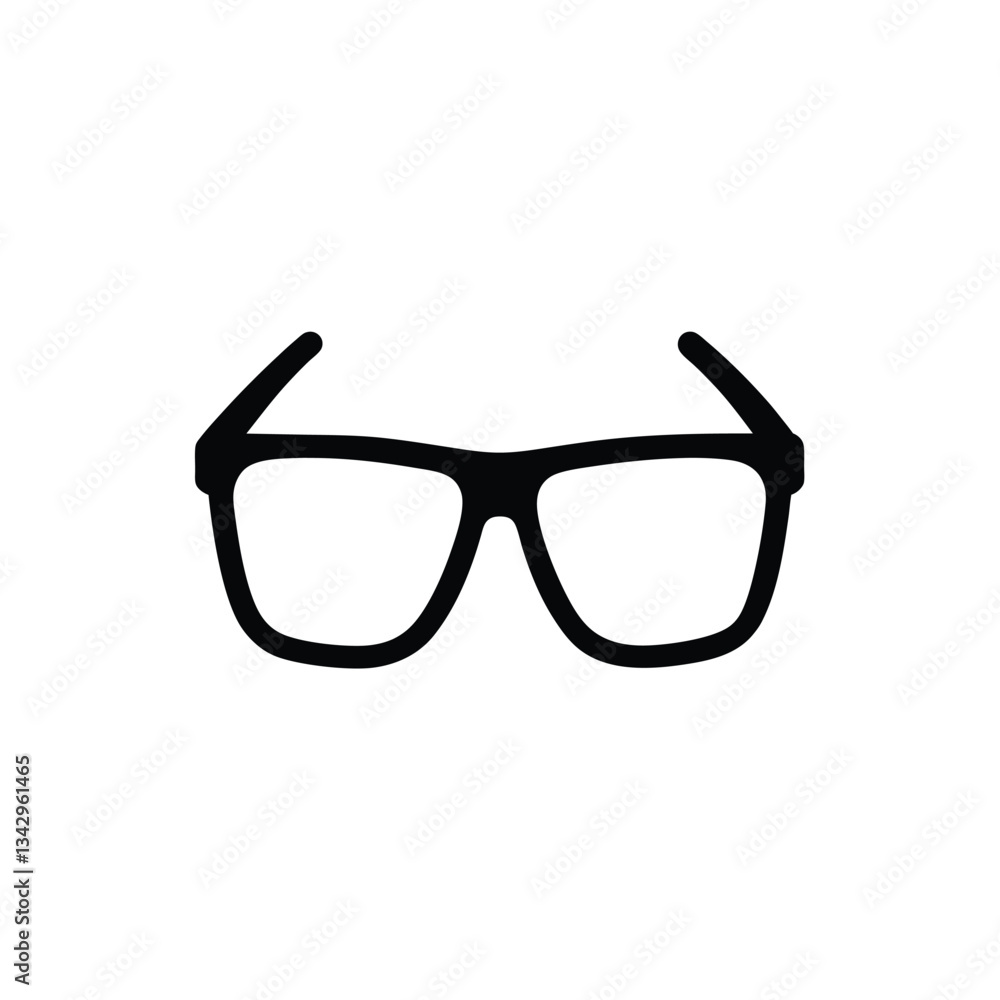 Fototapeta premium glasses isolated on white vector illustration