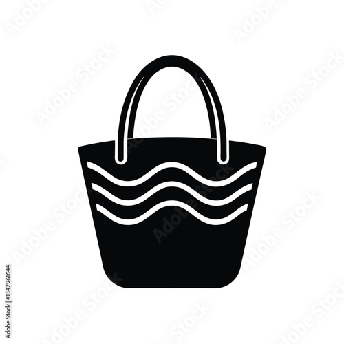 shopping bag icon vector illustration